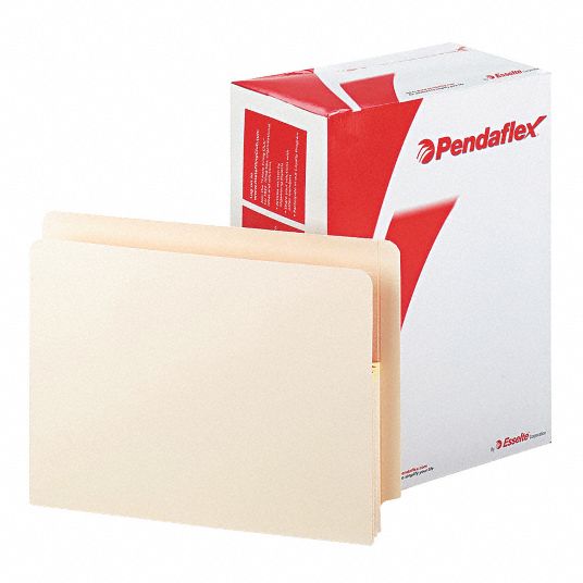 PENDAFLEX, 1 Pockets, 11 Pt. Manila, Expandable File Folder 23K676