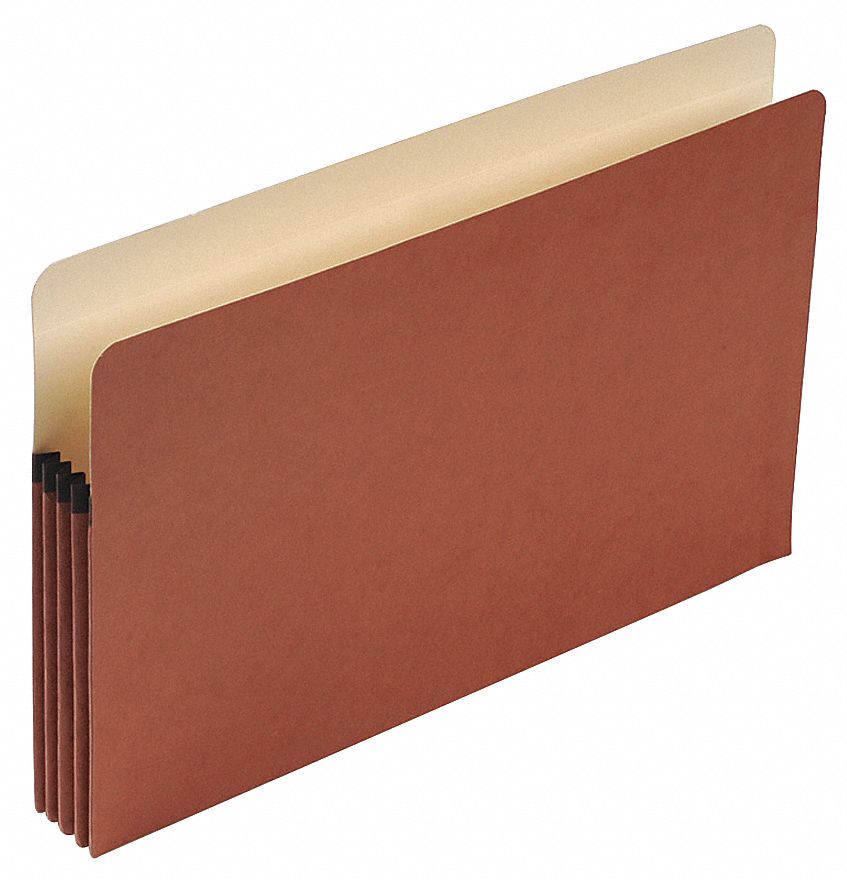 Pendaflex 1 pockets manila red fiber expandable file folder 23k766