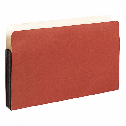 1 Pocket Redrope Expandable File Folder, Redrope Grainger