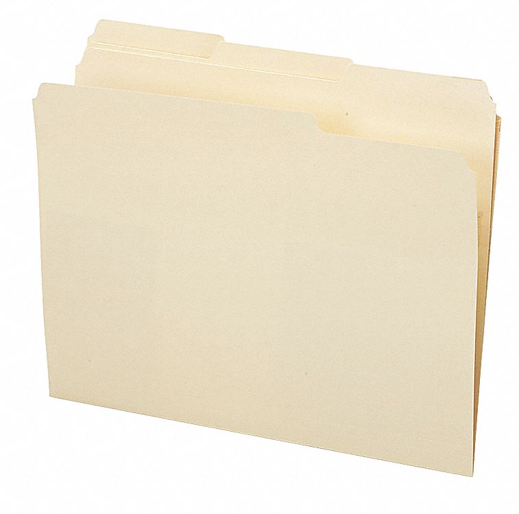 PENDAFLEX Letter Size File Folders, 1/3 Tab Cut, 8 1/2 in Height, 11 in