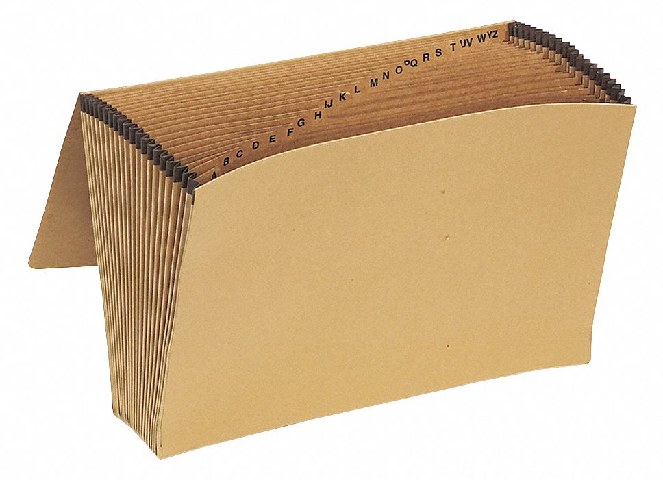 PENDAFLEX, 21 Pockets, Kraft, Alpha (AZ) Expandable File 23K866