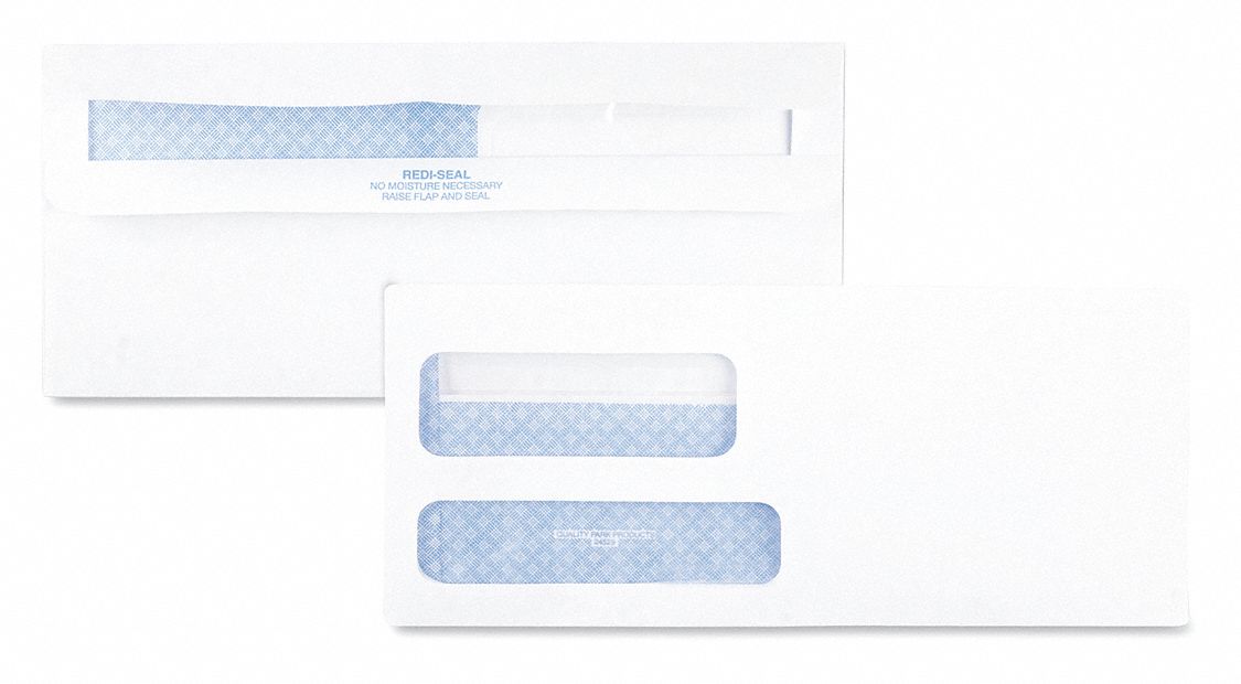 Window Envelopes: 2 Windows, Bottom Left/Top Left, #9 Envelope Size, 500 PK