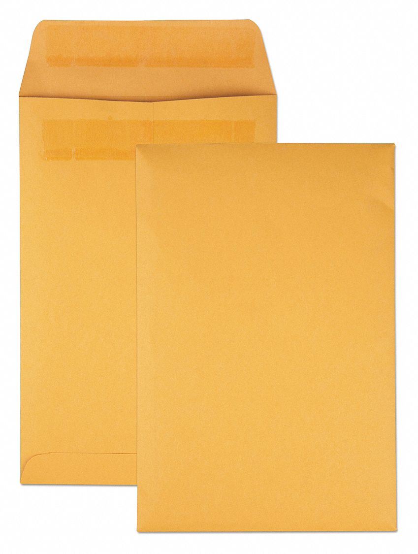 QUALITY PARK, 1 Envelope Size, Kraft, Catalog Envelopes 23K909