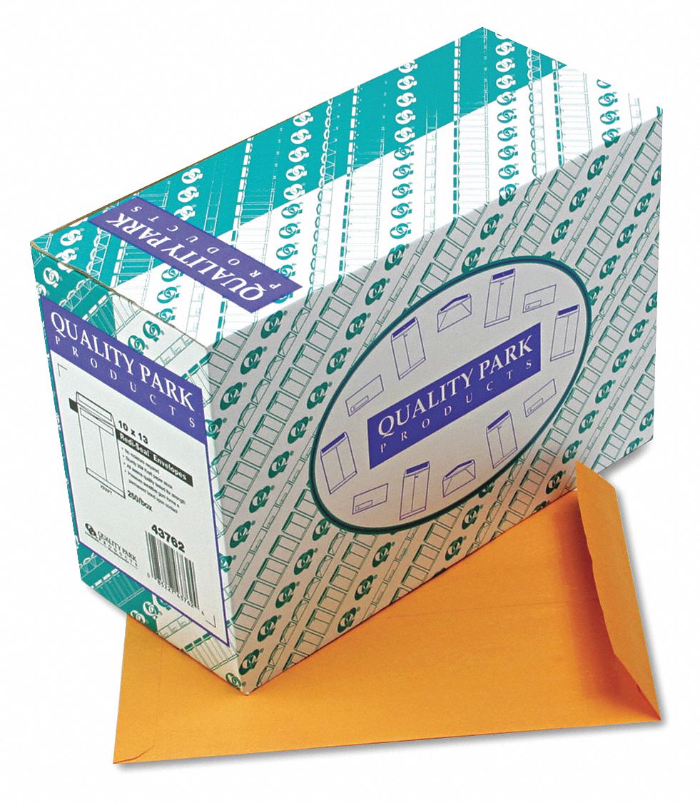 QUALITY PARK, 131/2 Envelope Size, Kraft, Catalog Envelopes 23K912