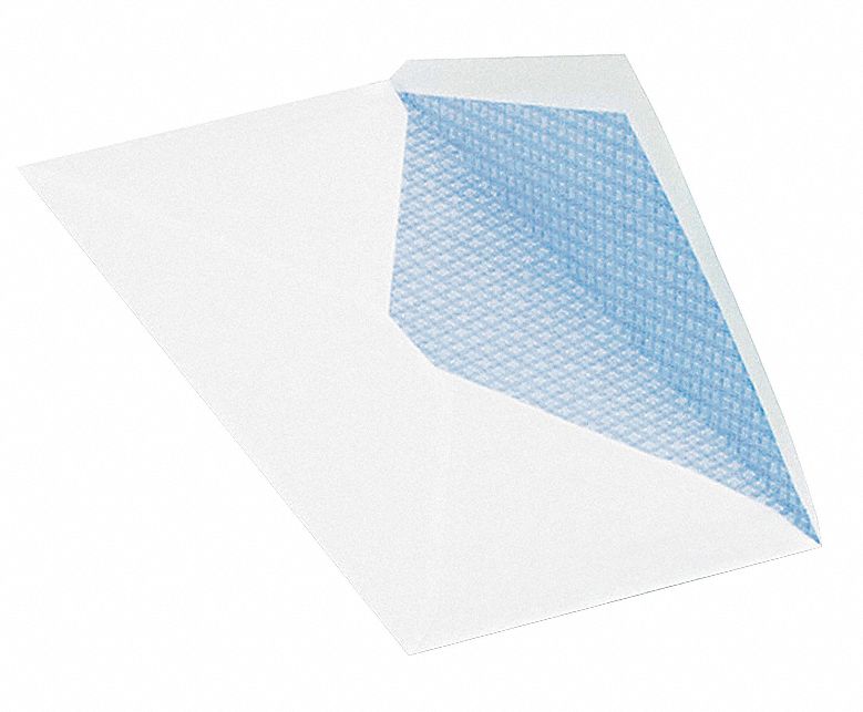 Business Envelopes: #10 Envelope Size, Gummed Flap, Paper, 500 PK