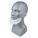 BEARD COVER, GENERAL USE, POLYPROPYLENE, LATEX-FREE, UNIVERSAL, WHITE, 100 PK