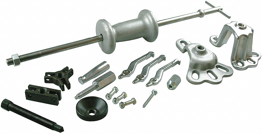 WESTWARD, 15 Pieces, 2 or 3 Jaws, Slide Hammer Puller 23KX4023KX40