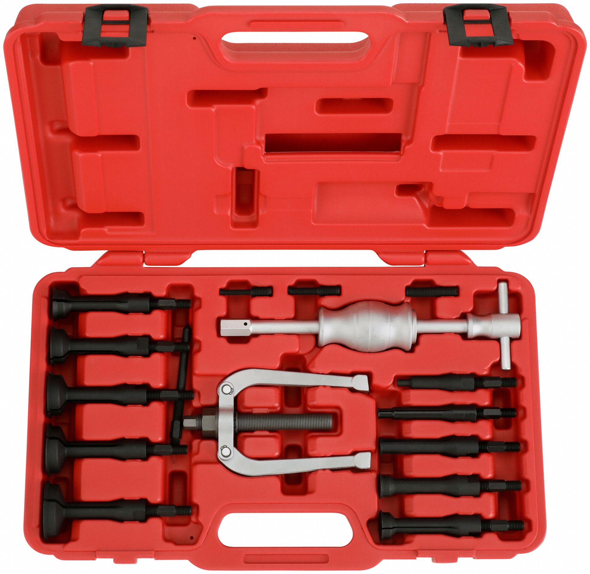 Blind hole store bearing puller set