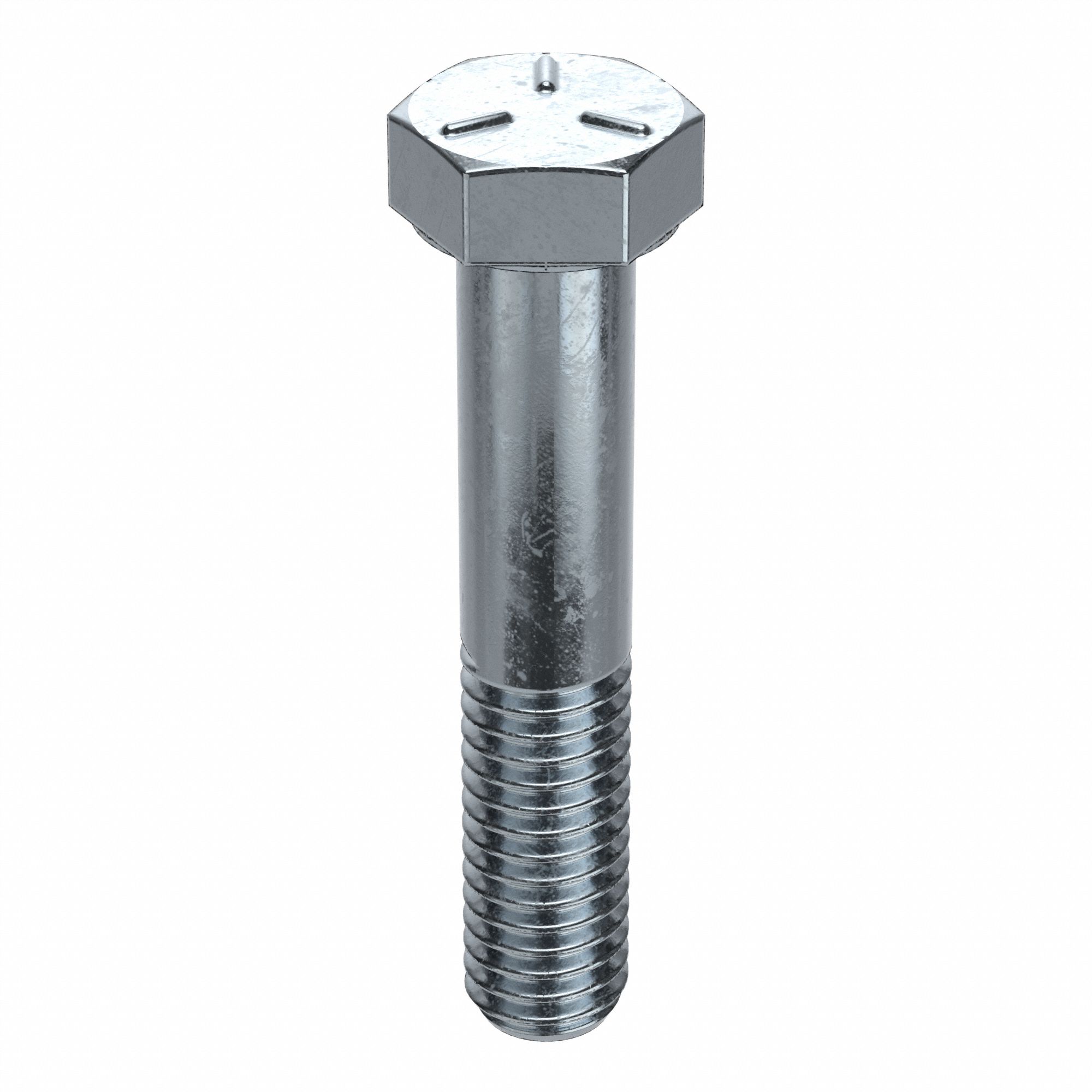 HEX HEAD CAP SCREW, STEEL, GRADE 5, ZINC PLATED, ⅜