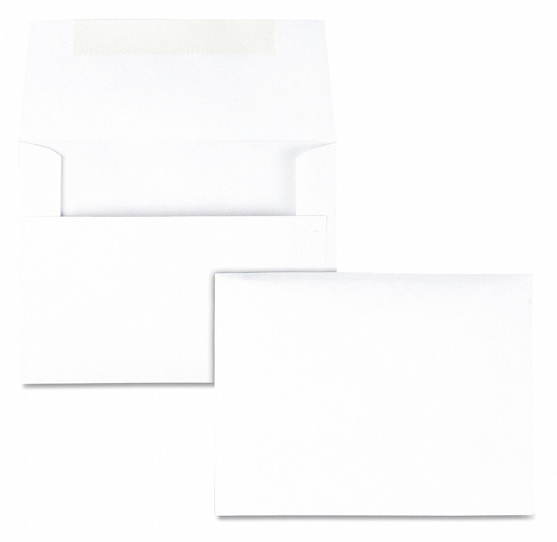 Invitation Envelope: A2 Envelope Size, Side, Paper, White, 100 PK