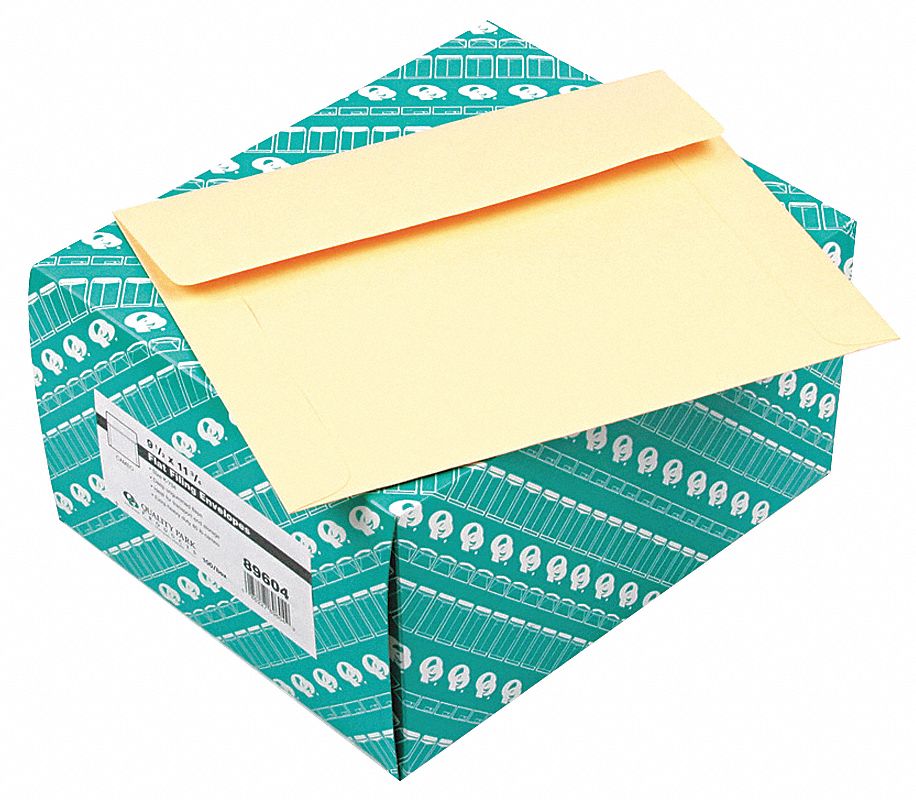 QUALITY PARK Filing Envelopes, Material Kraft, Envelope Closure