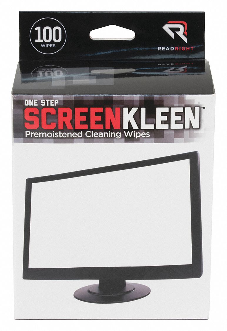 Screen Pad Wipes: Recommended for Screens, 100 PK