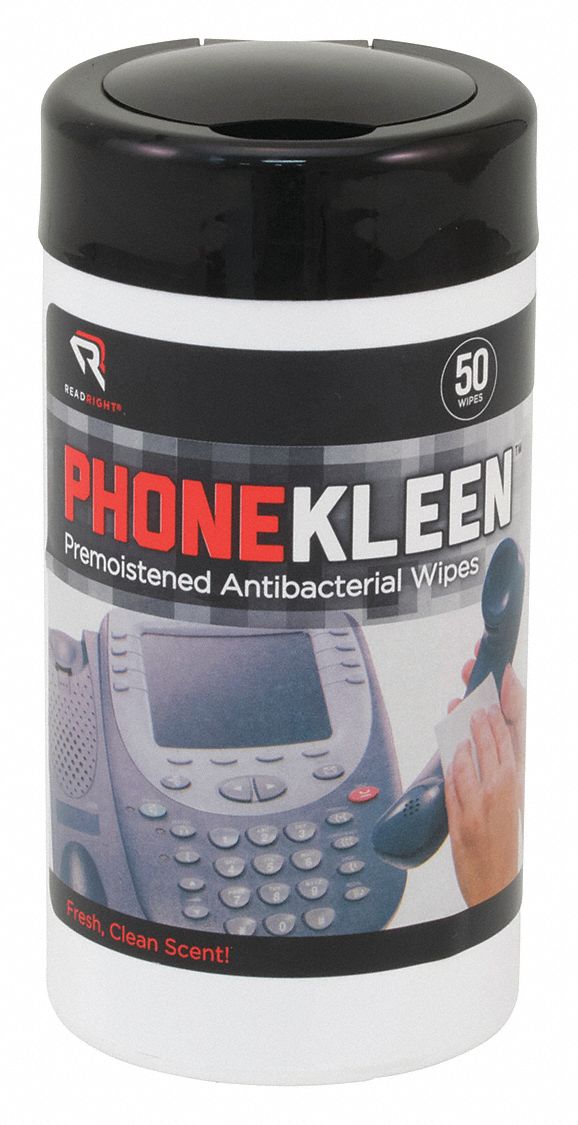 Disinfecting Phone Wipes: Recommended for Glass/Plastic