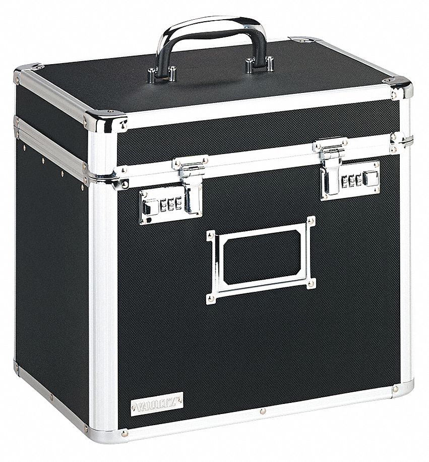 VAULTZ File Storage Box, 13 in Height, 13 1/2 in Width, 10 in Depth