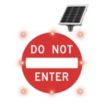 Flashing LED Do Not Enter Signs