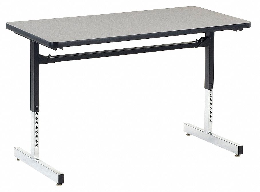 23L750 - Conference Table 24 x 48 In Gray Nebula