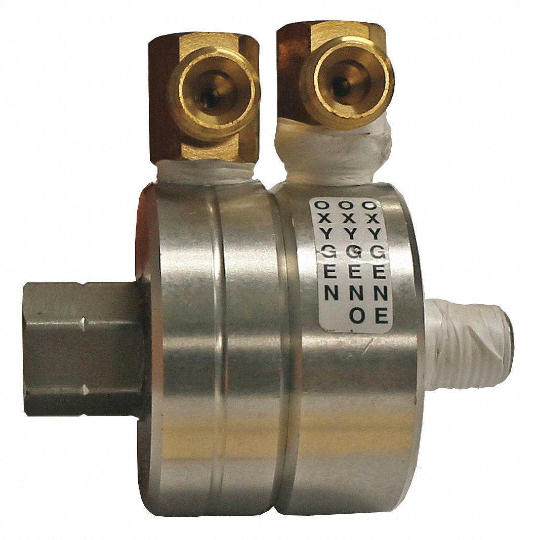 SWIVEL: ¼ IN FNPTF, 9/16 IN MUNF, FOR 5000/7000 REEL SERIES, 200 PSI MAX OP PRESSURE