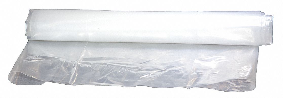 LAY FLAT DUCT, POLYETH, WHITE, 750 FT.