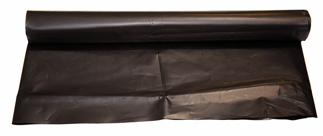 Lay Flat Duct: 8 in Dia, 750 ft Lg, For Use With Blowers/Fans, Black