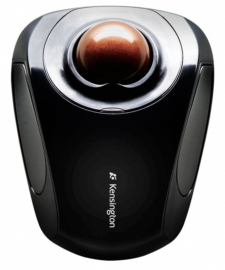 KENSINGTON Trackball Mouse Wireless, Optical, 1 Buttons, Black, Nano