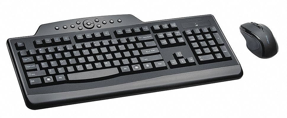 23M153 - Keyboard/Mouse Set Wireless Black