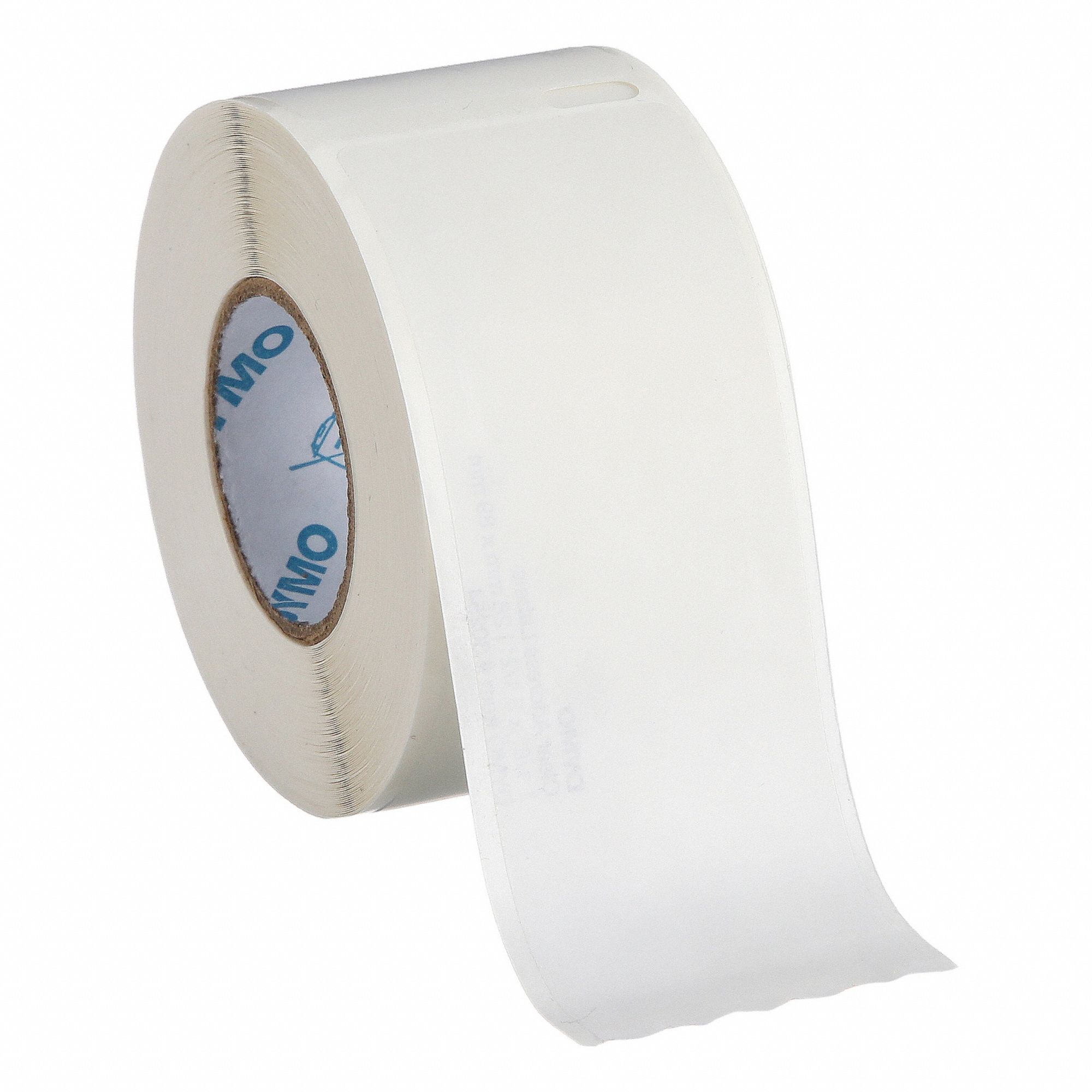 Printer Label: 1 1/8 in Label Wd, 3 1/2 in Label Ht, Clear, 1 in Core Dia., 130 Labels per Roll