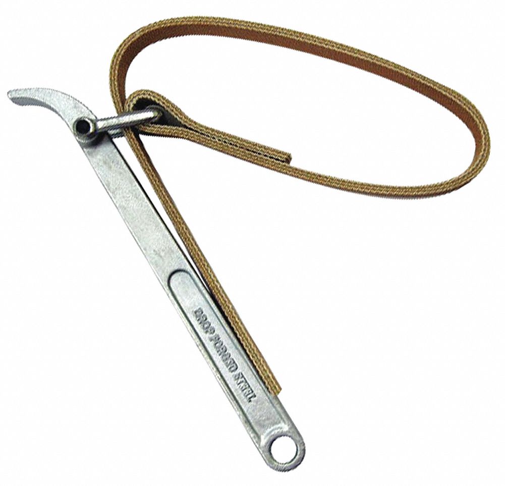 WESTWARD Strap Wrench, For Outside Diameter 6 3/10 in, Handle Length 9