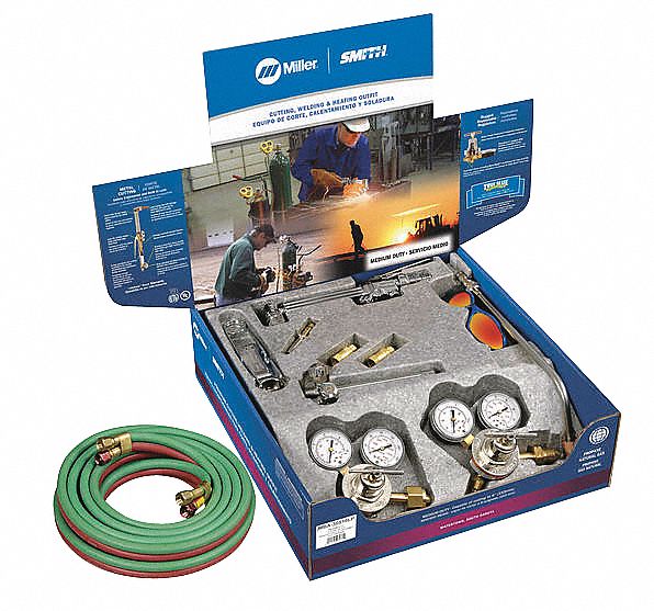 MILLERSMITH EQUIPMENT MEDIUM DUTY COMBINATION TORCH LP COMBINATION OUTFIT, PROPANE, CGA 510