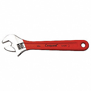 WRENCH ADJUSTABLE, 8IN, CUSH GRIP