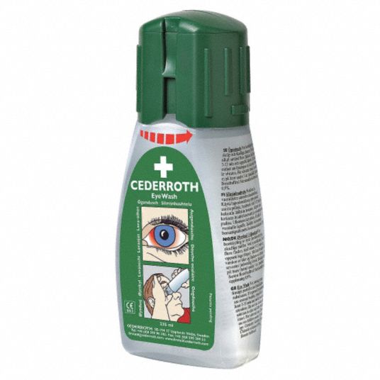 235mL Personal Eye Wash Bottle Grainger