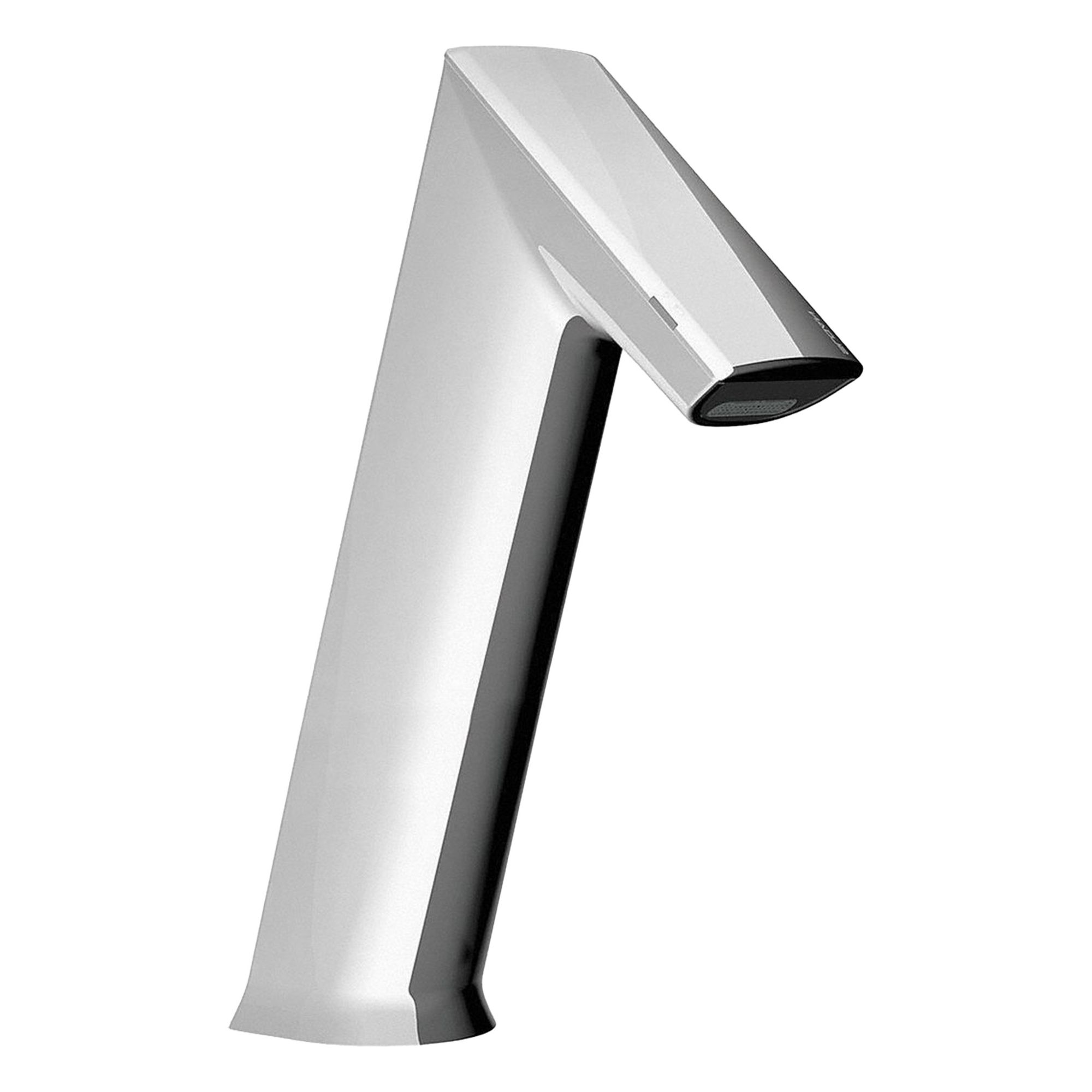 Bathroom Sensor Faucet: BASYS, Cast Zinc, Chrome Finish, Single-Post, Battery, Back-Check Tee