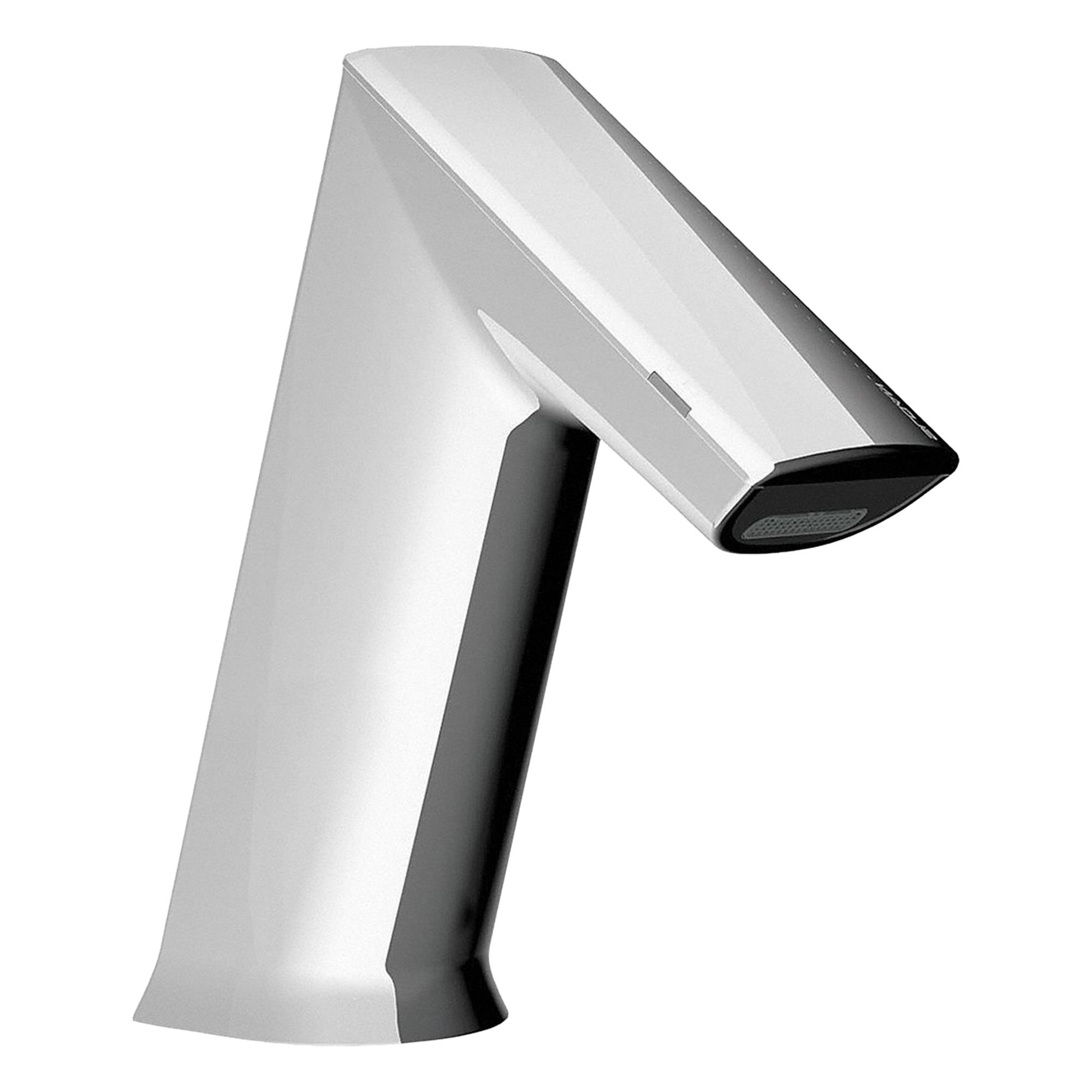 Bathroom Sensor Faucet: BASYS, Cast Zinc, Chrome Finish, Single-Post, Battery, Back-Check Tee