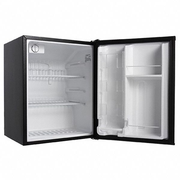 MICROFRIDGE Mini Refrigerator Black, 2.3 cu ft Total Capacity, 2