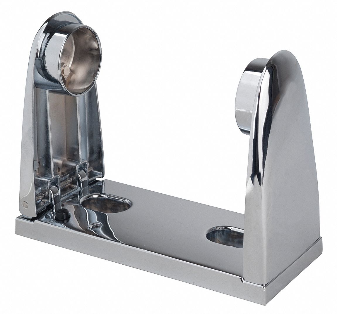 TAYMOR Toilet Paper Holder, No Series, Double Post, (1) Roll, Polished