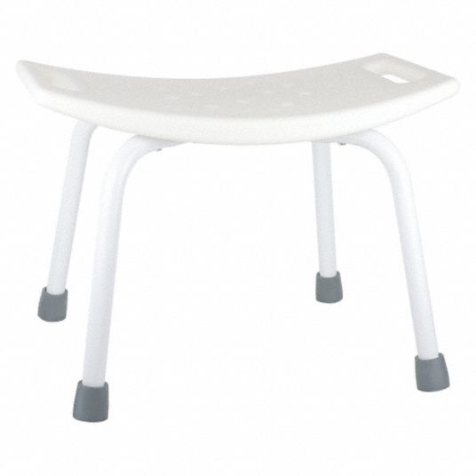 Length 20 in, Aluminum, Tub and Shower Seat, Power Coated Grainger