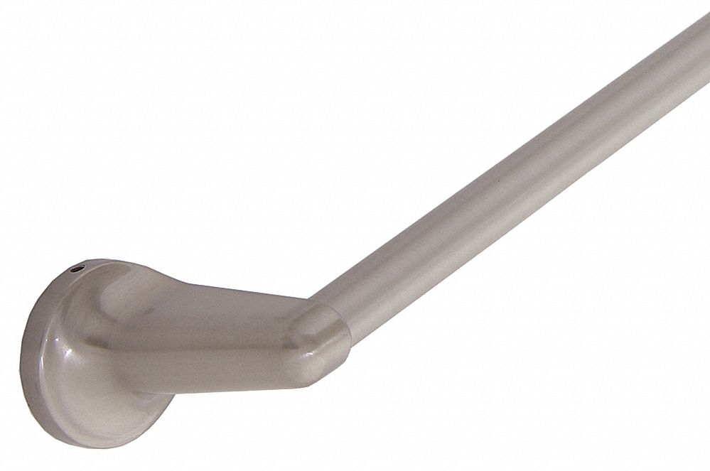 Towel Bar: 04-SN8418, Wall Mount, 2 1/8 in x 21 in x 3 1/8 in, 3/4 in Bar Dia, 18 in Bar Wd