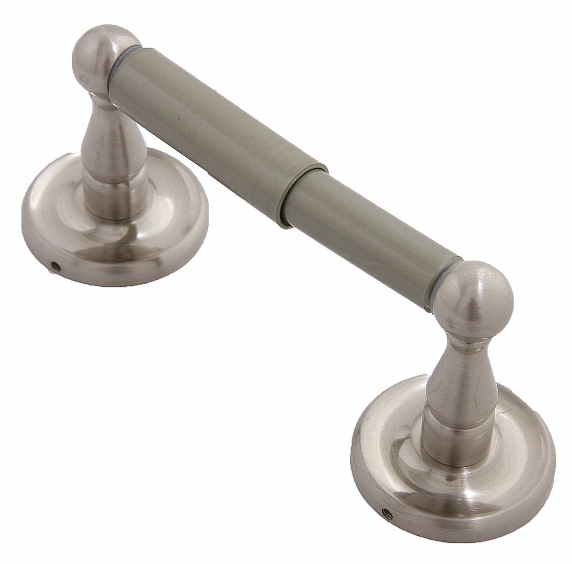 TOILET PAPER HOLDER,DOUBLE POST,ZINC