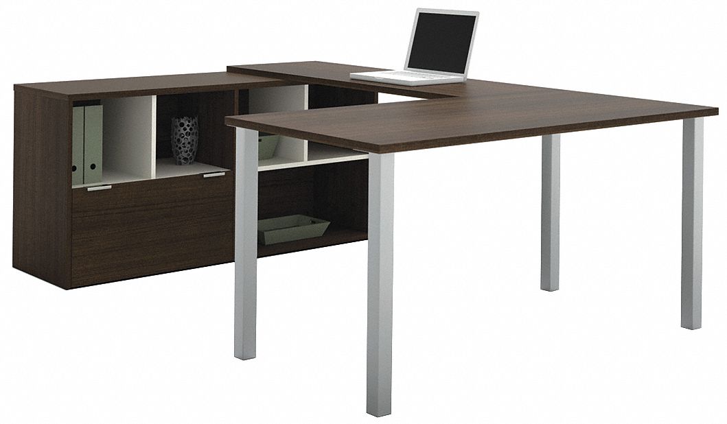 23MG14 - U-Shape Desk 59-3/10 x 29-1/2 x 88-1/2In