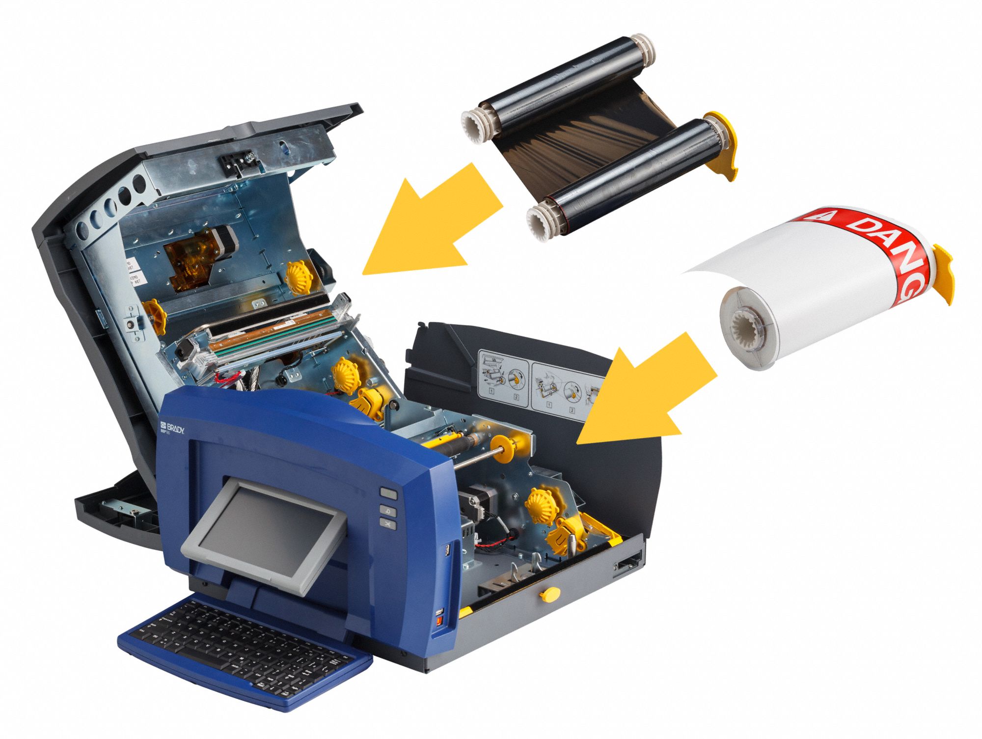 BRADY Desktop Label Printer PC Connected/Standalone, MultiColor