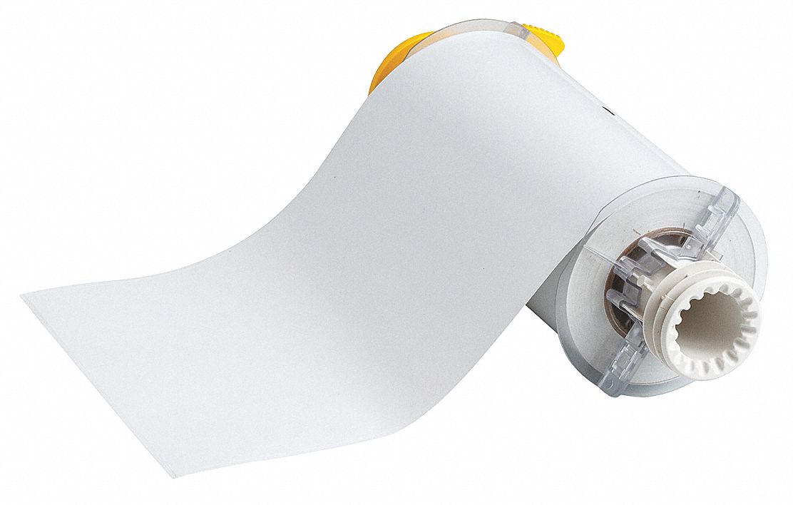 Pre-Cut Label Stock Roll: 7 in x 10 in, Acrylic, Aggressive Adhesive/Permanent Adhesive, 60 Labels