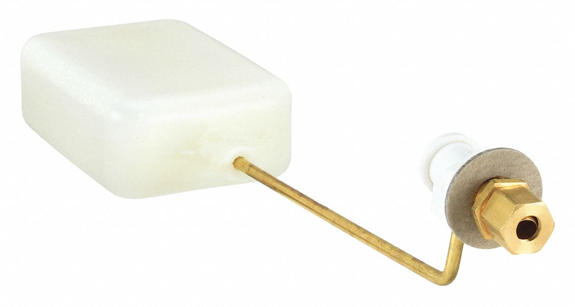 BOBBY, Bulkhead Mount, 1/4 in Size, Mini Float Valve 23MJ88RM64