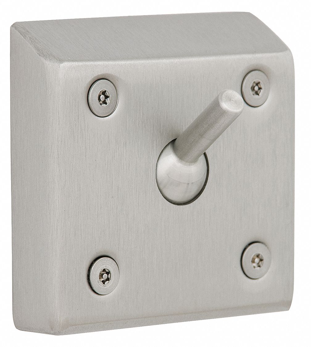 Ligature-Resistant Hook: SA36-000000-GR, 1 Hooks, Stainless Steel, Satin, 20 lb Wt Capacity