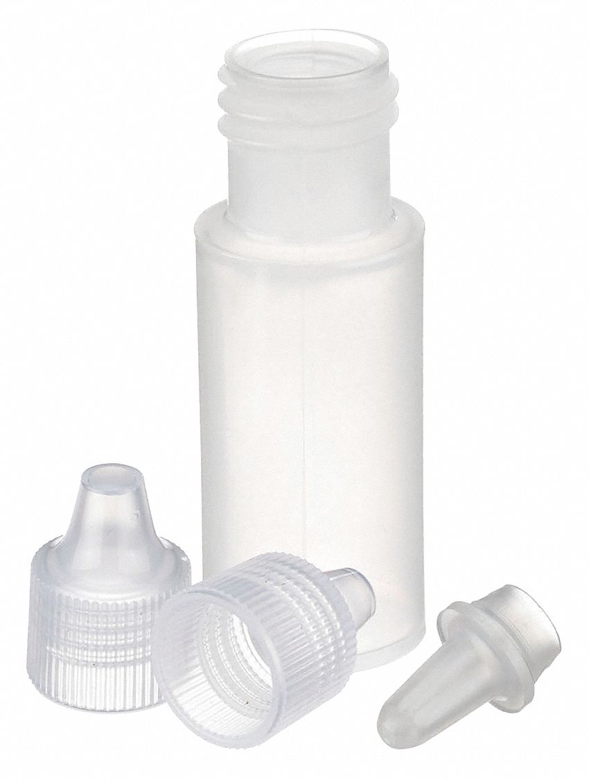 Dropper Bottle, 63 mm H, 19 mm Dia, PK144