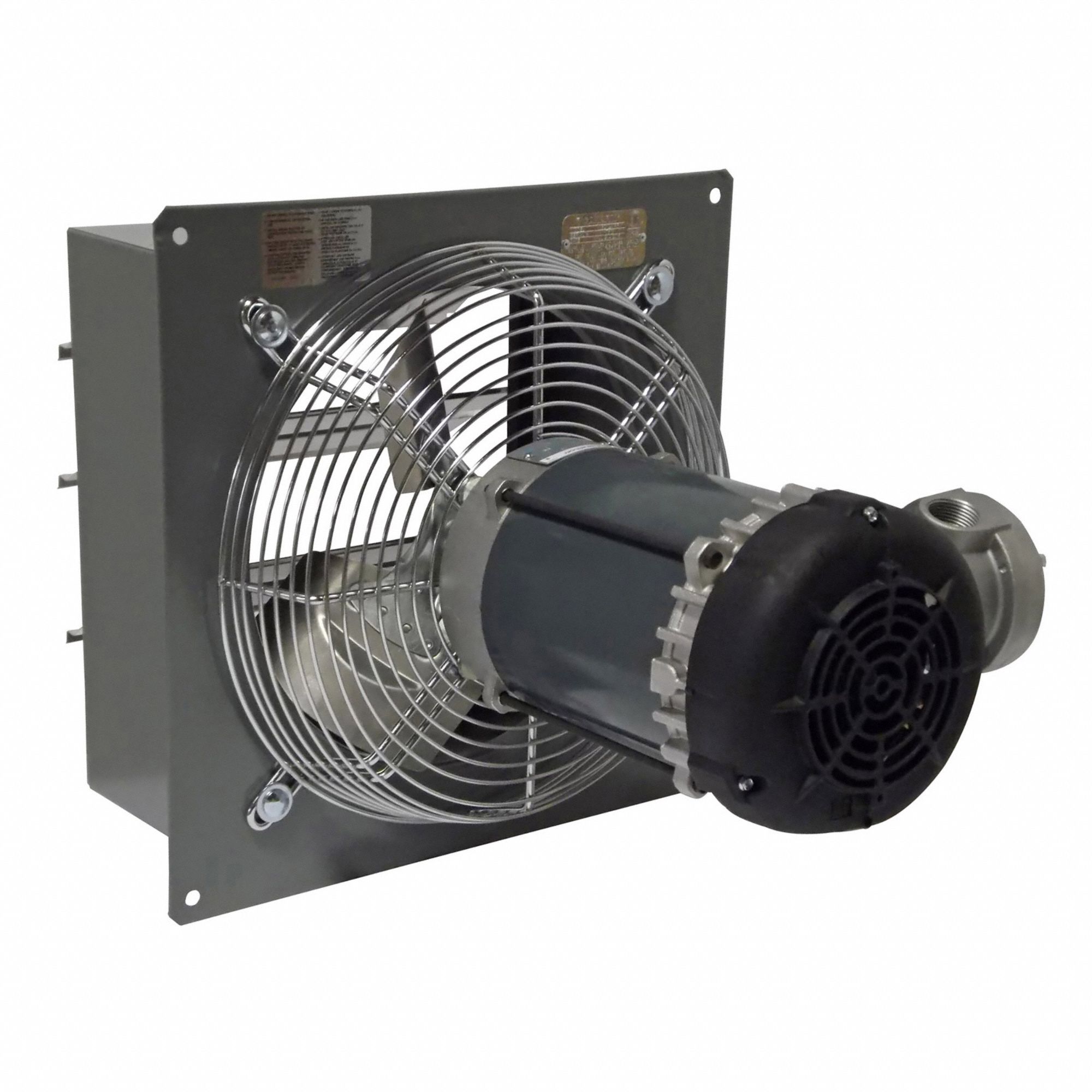 CANARM Shutter Mounted Hazardous Location Exhaust Fan 12 in Blade, 1