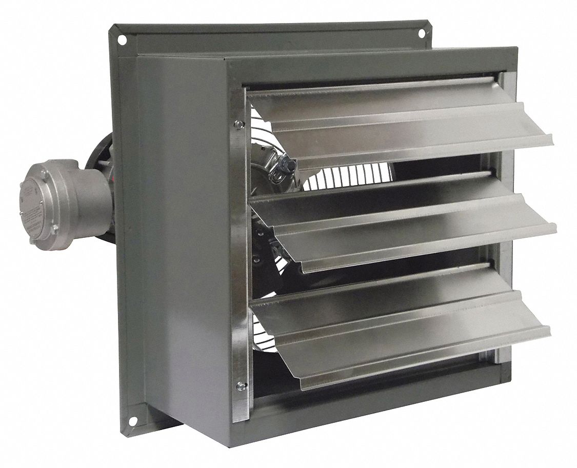 DAYTON Ventilador Extractor de Panel , 12 - Ventiladores de Extracción  Impulsados por Banda con Paquete de Impulsión - 32ZN53