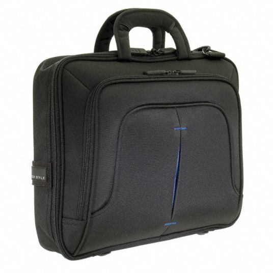 Black nylon 16 laptop sleeve