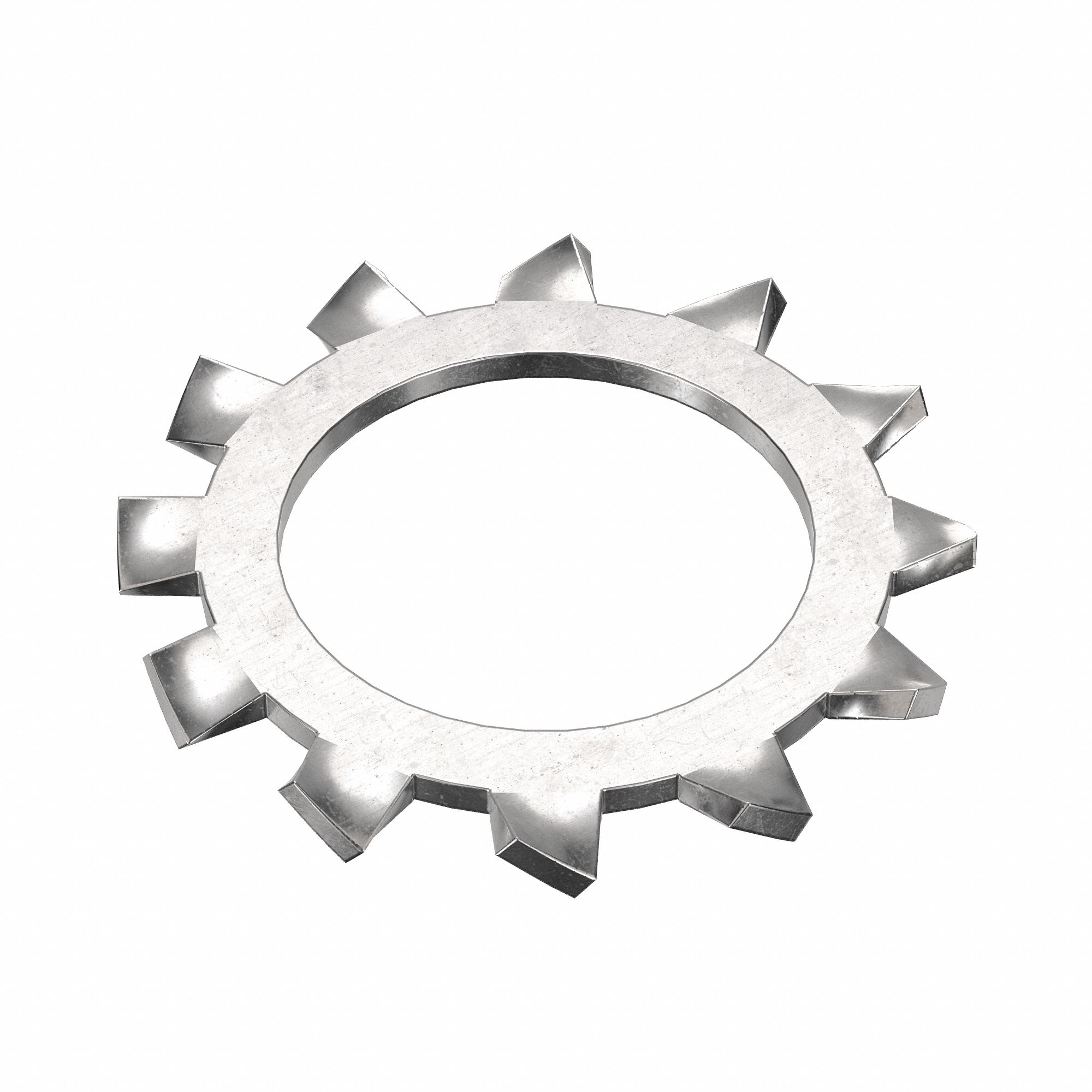 External Tooth Lock Washer: 18-8, Stainless Steel, M14 Screw Sz, 16.27 mm Max. Inside Dia, 25 PK