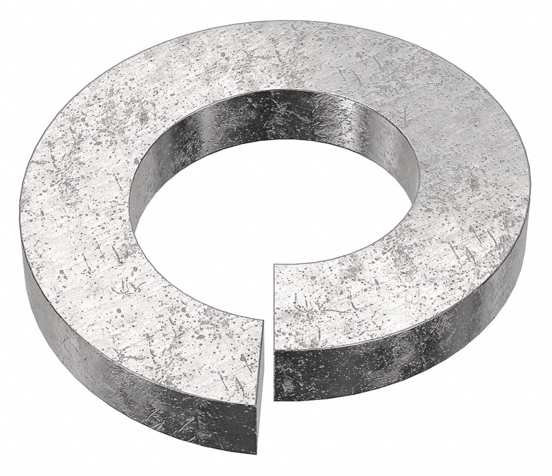 Split Lock Washer: 18-8, Stainless Steel, 7/16 in Screw Sz, 29/64 in Max. Inside Dia, 18-8, 25 PK
