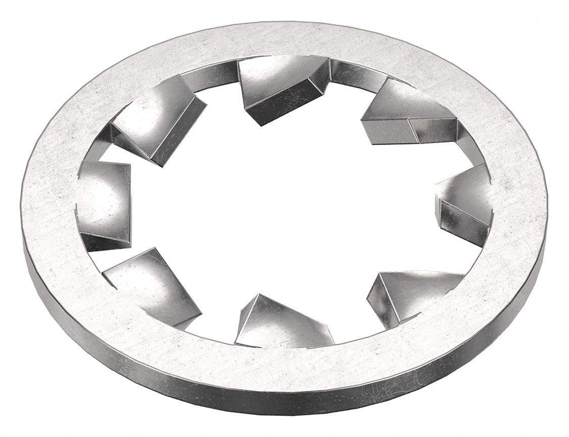 For Screw Size M6, Internal Tooth Lock, Lock Washer 23NJ73M51458.060