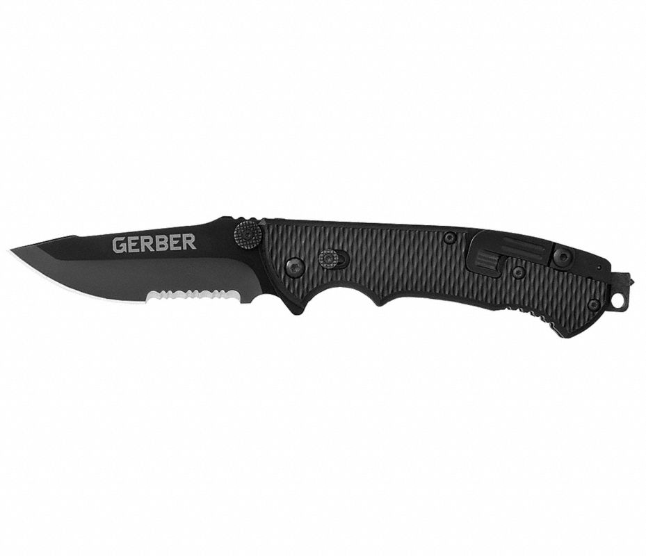 GERBER Navaja Plegable , Hoja Acero , 8-1/2